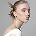 YUJIE Gold Knot Earrings for Women 18K Gold Plated Knot Statement Chunky Stud Earrings Trendy Fashion Jewelry