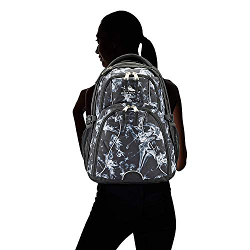 Image of High Sierra Swerve Laptop Backpack, Black Steam /Black, One Size