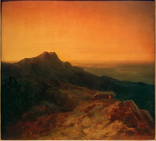 Toile le Benediktenwand Carl Spitzweg pour habiller un grand mur vide de salon
