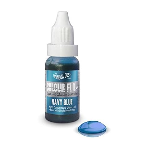 NAVY BLUE - Rainbow Dust liquid colour - Liquid Food Colour Air Brush Colour for cake decorators Cover