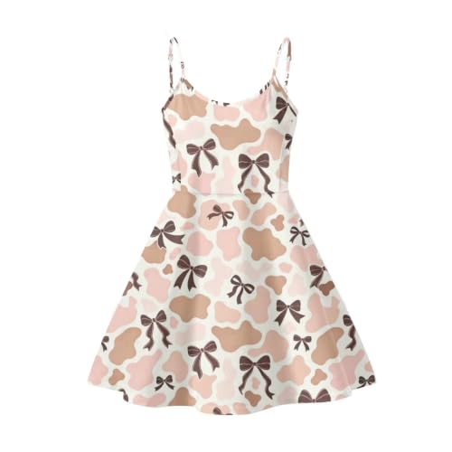 Image of Coloranimal Women's Summer Sleeveless Casual Swing Dresses with Loose Fit Beach Sundress