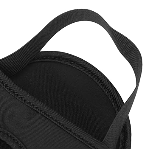 Cubrezapatos para ciclismo impermeables para bicicleta, cubre dedos y protectores para montaña y ruta, neopreno negro, 20x12.5 cm, paquete de 2 miniatura 7