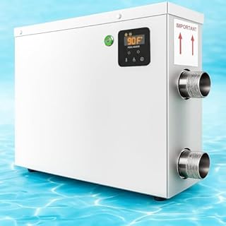 STPFFOT Electric Pool Heater for Inground & Above Ground Pools 11KW 220V, Hot Tub Heaters with Digital Touch Screen, SPA Water Thermostat Swimming Pool Warmer