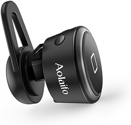 Bluetooth Earbuds, Aolaifo HD Bluetooth Headset with Built-In Microphone, Lightweight Hands Free Headset, Bluetooth 4.0 Wireless Headphones for iPhone, Samsung & Smartphones, Mini In-Ear Earbuds