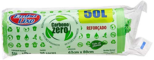 Embalixo Saco Lixo Carbono Zero 50 Litros