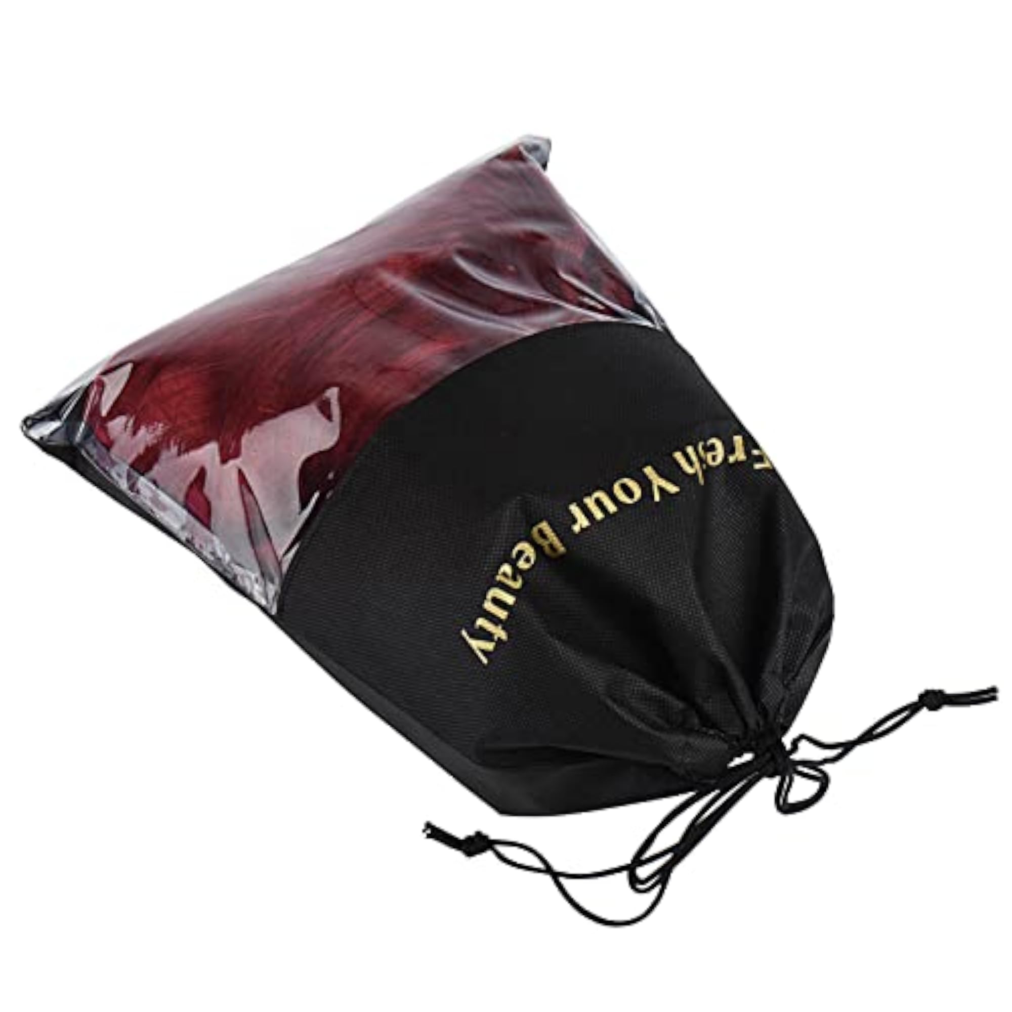 10 Packs Wig Storage Bags with Drawstring, Travel Organizer
