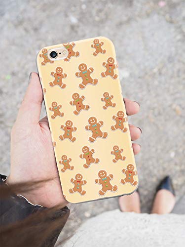 Inspired Cases - 3D Textured Galaxy S10 Plus Case - Rubber Bumper Cover - Protective Phone Case For Samsung Galaxy S10 Plus - Gingerbread Man Pattern - White #TOP1