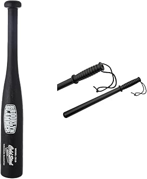 Cold Steel Brooklyn Slammer Baseball Bat 19" + SZCO Supplies Tire Thumper, Black 21"