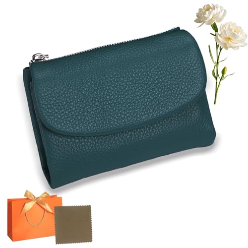 Joyfullygo Wallet, 2025 Fashion Relevantk Unisex Pebble Leather Wallet, Genuine Leather Coin Purse With RFID (#20)