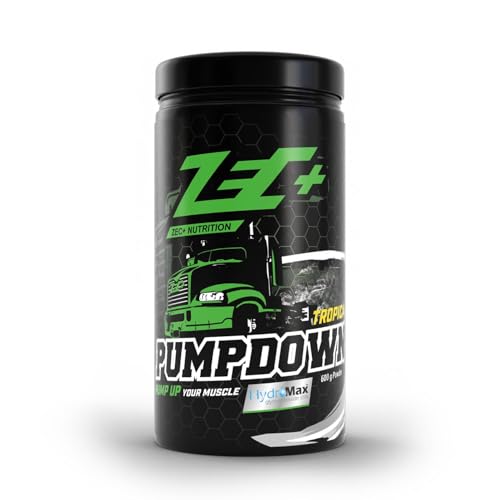 ZEC+ Pumpdown Pre-Workout Booster mit Arginin AKG, L-Citrullin-Malat & HydroMax™ Glycerol, Traingsbooster für Krafttraining, Geschmack Tropical Fruit 600 g
