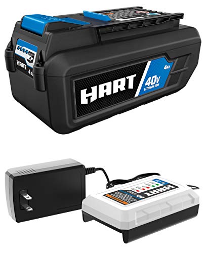 Hart 40V Battery and Charger Kit 4.0 Ah Lithium-Ion Battery Set