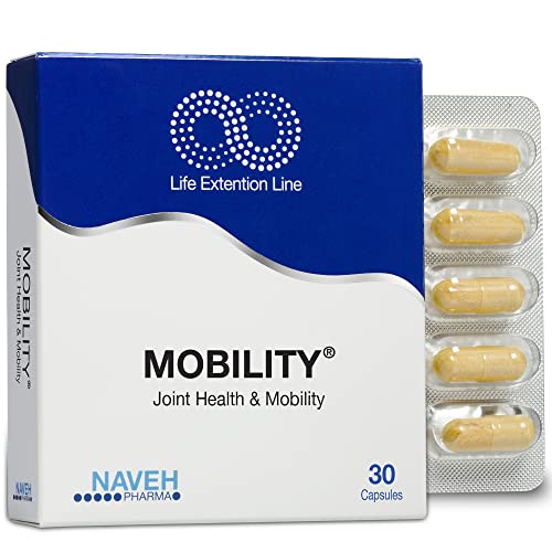 Mobility - Joint Supplement,Powerful, Max Potency 10-in-1 Flexibility, Joint Pain Relief Supplement for Men & Women - 30 Joint Support Health Supplements for Arthritis & Osteoporosis, by NAVEH PHARMA