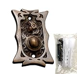 Messing Antik Haustüre Graf von Gerlitzen Klingel 1 Brass Door Bell Tür Türklingel