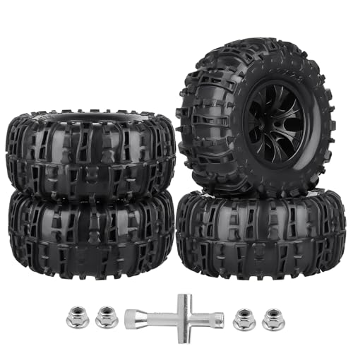 Frihobby Pre-glued Huge Od 6.3160mm 110 Rc Truck Tires And Wheels Set 2.8 Rc ...