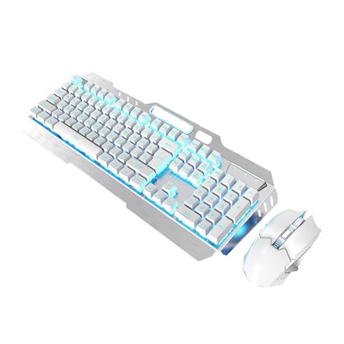 Teclado y ratón inalámbricos con retroiluminación para mejorar la comodidad al escribir
