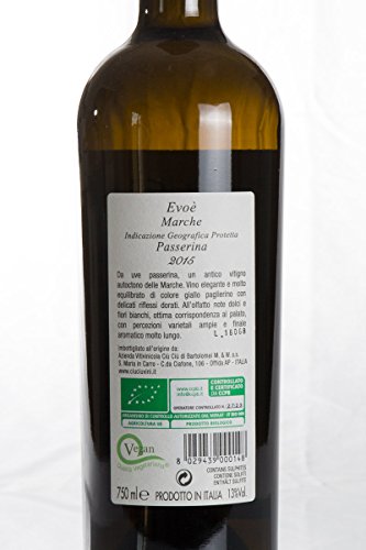 Marche passerina evoe bio vegan i.g.p. annata 2015...