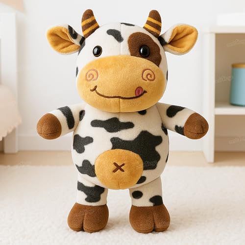Image of Zest 4 Toyz Soft Toy for Girls (30 Cm) | Cute Stuffed Animal Plush Toy | Baby Toys | Cow Soft Toy Cuddly Teddy Bear for Kids | Birthday Gift