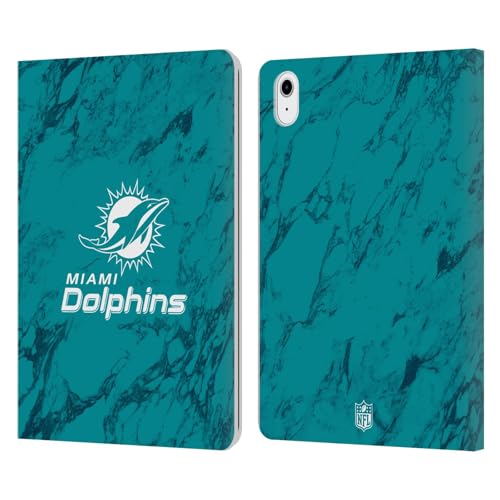 Étui portefeuille iPad Air 11 2024 Miami Dolphins NFL cuir