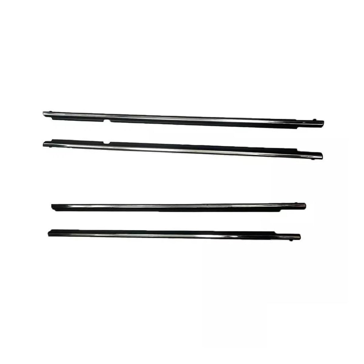 Xmsbcbcz 03-08 Chrome Sealing Strip 4Pcs Car Outer Door Seal Windows Rubber Weatherstrip For Toyota For Corolla Altis 4 Sedan Zze121 Zze122 2003-2008(03-08 Chrome)