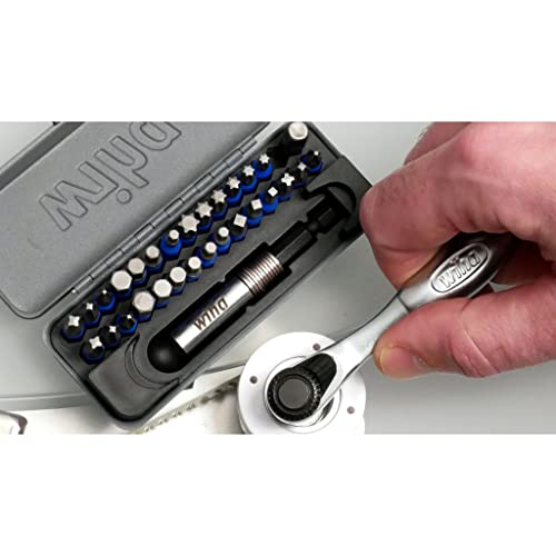Wiha 76889 32 Piece Gobox Terminatorblue Impact Bit Set With Mini Ratchet #TOP6