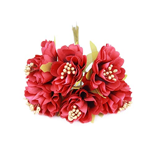 Artipistilos® Bouquet 6 Fabric Flowers - Red - Flowers