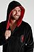 Liverpool F.C. Dressing Gown for Men, Mens Fleece Hooded Robe, Soccer Gifts (Black, M)