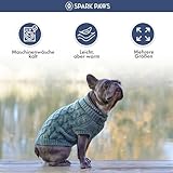 Spark Paws Strickpullover für Hunde – Weicher, Warmer Winterpullover für kleine, mittelgroße und große Hunde – Pullover für Französische Bulldoggen, Pitbulls, Hündinnen und Rüden, (Pine Green,3XL)