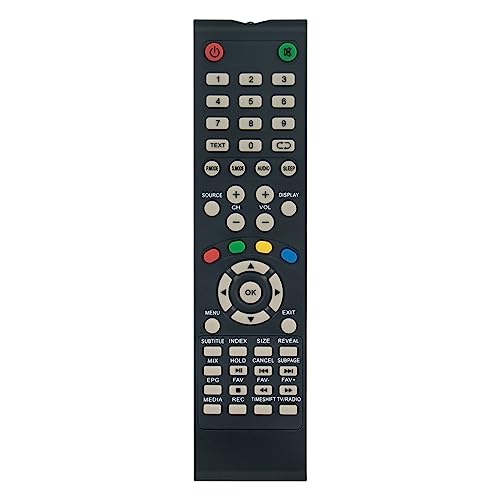 VINABTY Télécommande remplacée Convient pour PROLINE Polaroid Oceanic Dual DL-32HD001 DL-32HD003 DL-40FHD-001 L3937HD L2440HD L5579UHD TQL39FHDPR00001...