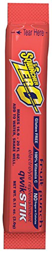 Single Serve Qwik Stik Zero, 50 Sticks/Bag, Fruit Punch