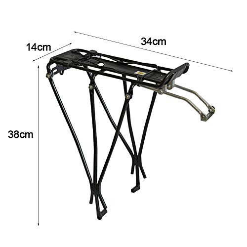 Bicycle Back Rear Bike Rack Bolt On Bicycle Carrier Rack Aluminum Alloy Bicycle Back Stand Mountain Bike Cargo Rack Bike Rear Shelf Bicycle Supplies #TOP4