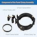 HC-113 Panel Clamp Assembly for Heliocol Swimming Pool Solar Panels-4 Pack
