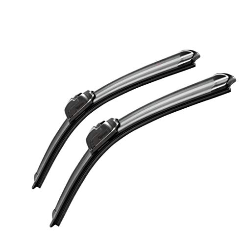 MOTIUM OEM Quality 19"+19" All Season Beam Windshield Wiper Blades Fit for J Hook Wiper Arms (set of 2)