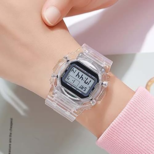 Sportuhr für Herren | Unisex transparente Datumsanzeige Armbanduhr | Wandern Sport Uhr für Männer Frauen Indoor Outdoor Wandern Radfahren Schwimmen Camping Nacht Fitness – Bild 5