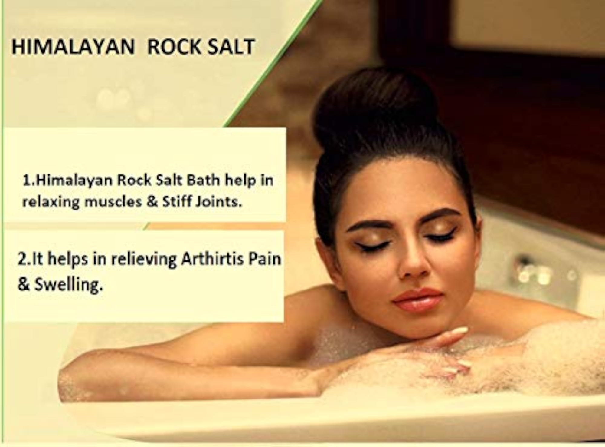 Himalayan Pink Rock Salt Mineral Bath, 2 Kg