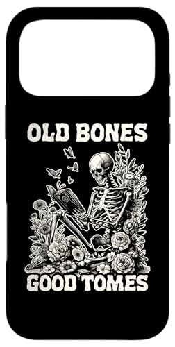 Old Bones Good Tomes Book Lover Bookworm �X�P���g���u�b�N �X�}�z�P�[�X iPhone 17 Pro Max �p