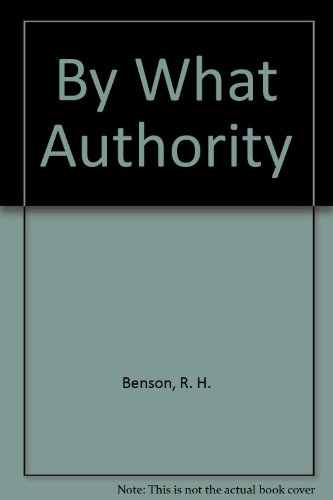 By What Authority? B000V77VSQ Book Cover