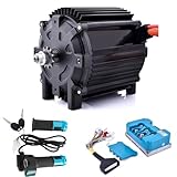 72V 5000W Brushless Motor Kit 6800RPM Electric DC Motor with Fardriver Controller Electric Motor Kit for Go Kart Motorcycle Scooter Conversion Kit 9T #35 Sprocket