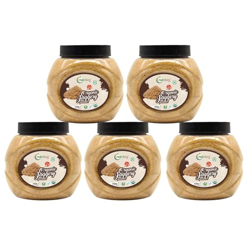 Image of NutriOrg Organic Jaggery Powder 3.5 kg(Pack of 5 * 700) | Certified USDA Approved | Organic | No Added Preservatives & Artificial colour |