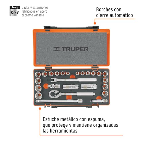Extensiones para matracas 3/8 Truper 16 Imagen adicional