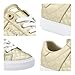 Guess Women's Loven Sneaker, Gold, 8
