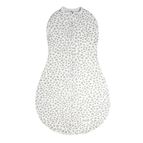 Image of Woombie Original Baby Swaddling Blanket - Soothing, Cotton Baby Swaddle - Wearable Baby Blanket, Lots of Dots, 14-19 lbs