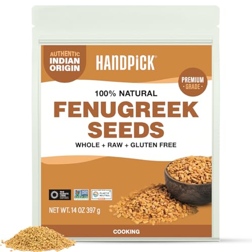 HANDPICK Fenugreek Seeds (14oz) ALL NATURAL...