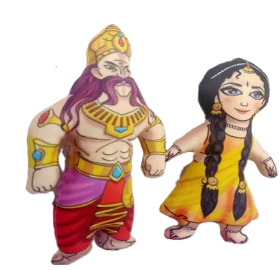 Vrindavanstore.in Kansa and Putana Soft Toys for Kids Plush Washable Toy Pack f 2 (B0CS9LYX13) Amazon Price History, Amazon Price Tracker