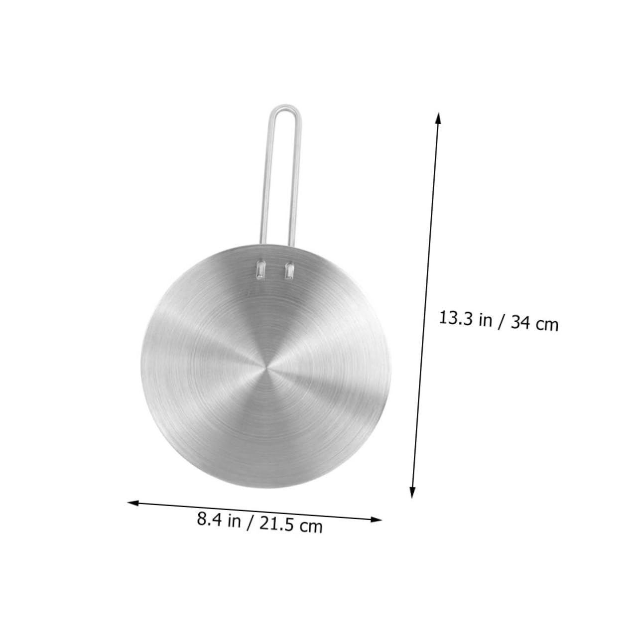 Garneck Easy to Use Store Induction Plate Heat Cooking Diffuser Stainless Steel Induction Cooktop Diffuser Plate