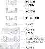 T Shirt Ruler, 7 Pack (3pcs 16 inches + 4pcs 10 inches) T-Shirt Rule Guide Alignment Tools Set for HTV Vinyl and Heat Press Craft Placement, Children Youth Adult, Shirts Design Helper (White) #1