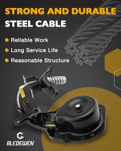 Image of Gledewen Spare Tire Carrier(Upgrade), Compatible with Land Rover 2005-2009 LR3, 2010-2013 LR4, 2006-2013 Range Rover Sport, Spare Tire Mount Under Frame, Spare Wheel Towing Winch, Replaces#LR039486