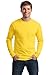 Hanes 5586 6.1 oz Tagless Long-Sleeve T-Shirt - Yellow - 2XL
