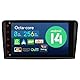 XTRONS 8 Zoll QLED IPS Android 14 Autoradio Qualcomm 665 Octa Core 8GB 256GB Eingebautes 4G LTE Car Play Android Auto HDMI-Ausgang WiFi GPS Bluetooth 5.0 Optional DAB OBD Für Audi A3 S3 RS3