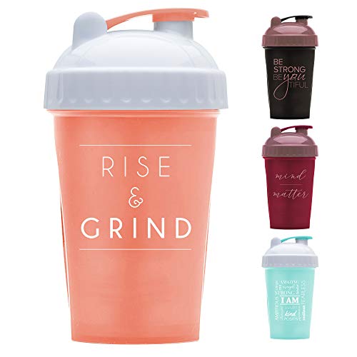 GOMOYO Motivational Quotes on Performa Perfect Shaker Bottle, 20oz Classic Protein Shaker Bottle