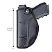 POLE.CRAFT Gun Holster for Men&Women,IWB/OWB 9mm Fits: Glock 19 19X⎮Smith & Wesson M&P Shield 9/40/45,SD9/40 VE⎮Taurus G2C G3C G3 TH9C etc (Black-No Laser, Right Hand Draw)